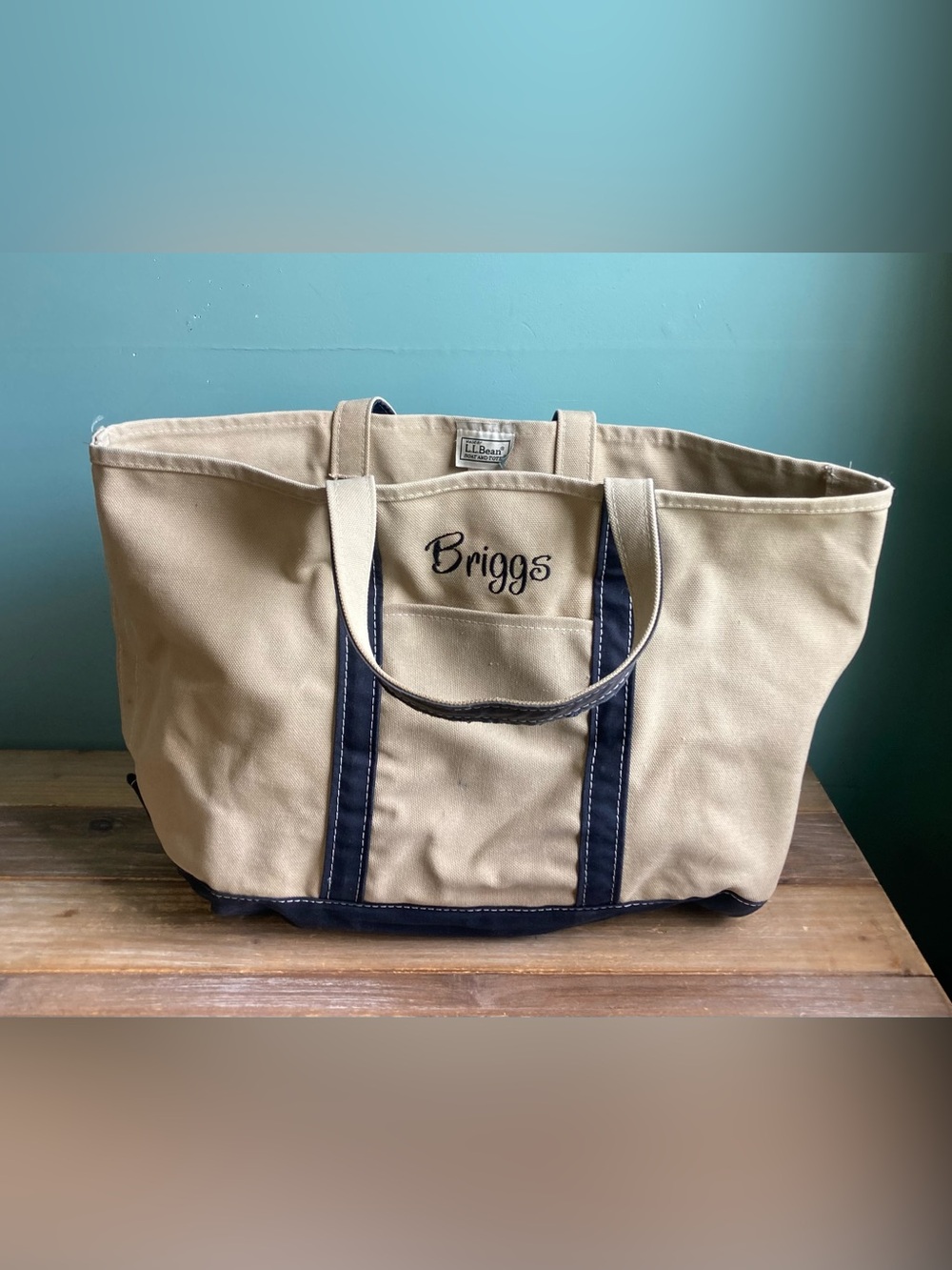 Vintage L.L. Bean 90’s Canvas Boat and Tote Bag - Picture 12 of 12